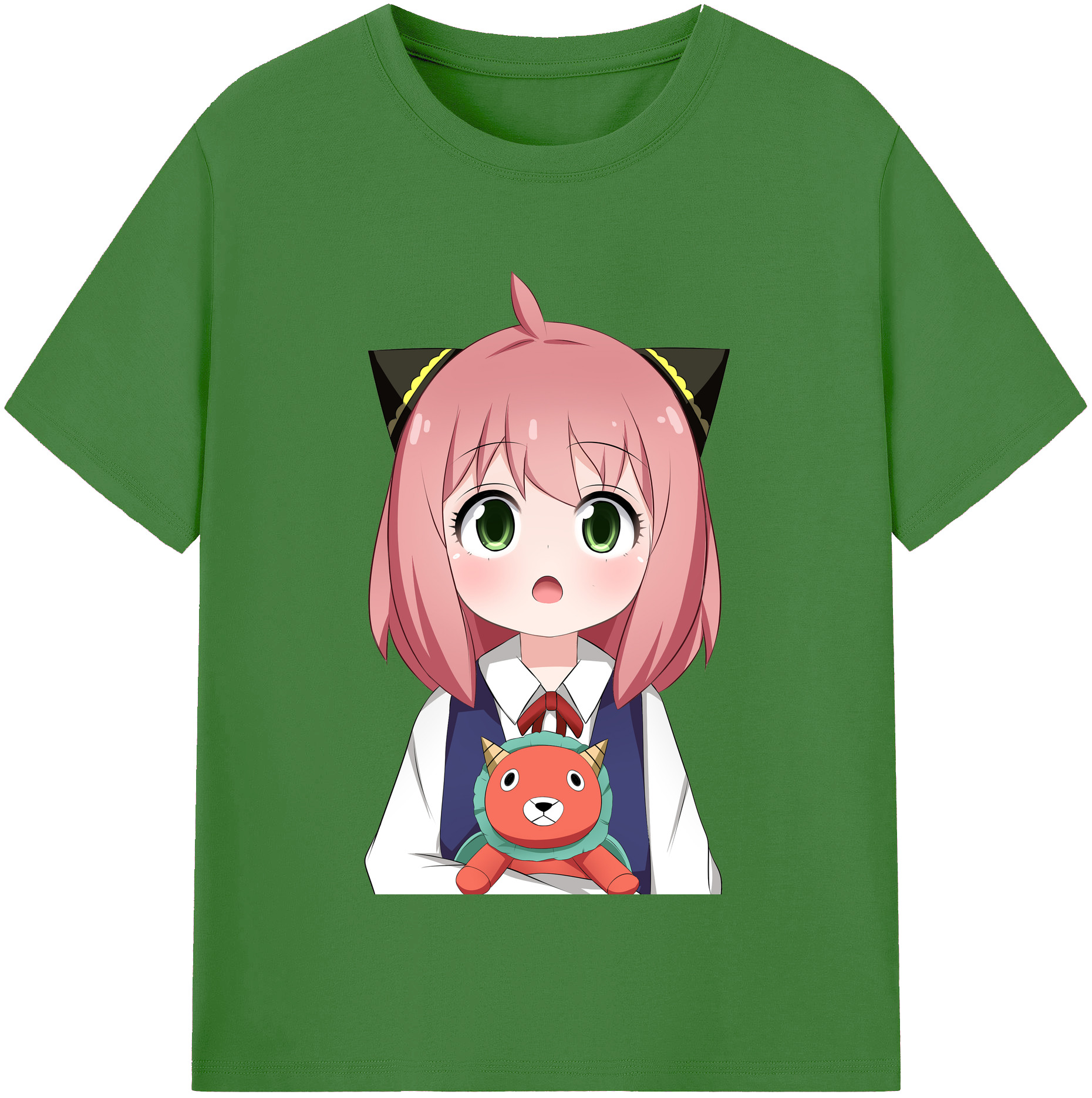 （画像用） SPY×FAMILY间谍家家酒 レディースカジュアルプリントTシャツ（綿100％）